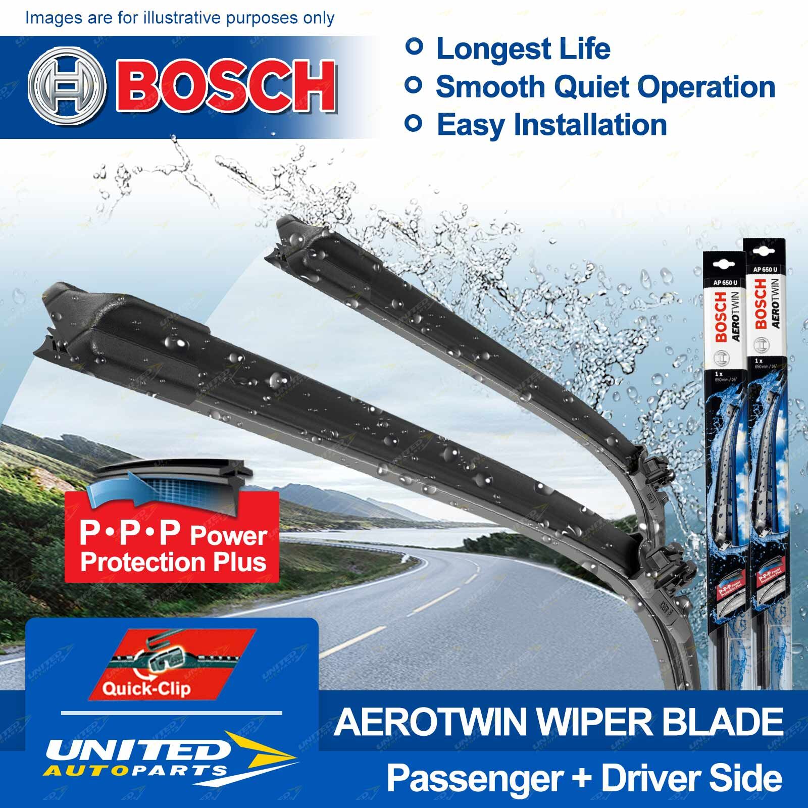 Bosch Aerotwin Flat Wiper Blade Set For Seat Ibiza 2002-2019 | Front 600mm & 400mm