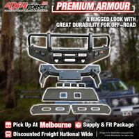 Premium Armor Bumper Bullbar 3 LOOP Guard Plate for Mazda BT50 11-20 MEL Stock