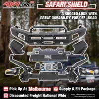Safari Shield U Loop Bumper Bull Bar for Toyota Landcruiser 200 Series 16-21 MEL