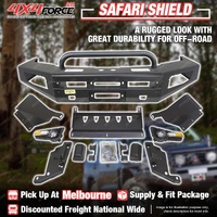 Safari Shield U Loop Bumper Bull Bar for Nissan Patrol Y61 GU 05-On MEL