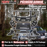 Premium Front Armor Bumper Bullbar with 3 Loop for Nissan Navara D40 11-On MEL