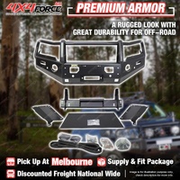 Premium Armor Bumper Bullbar with Skid Plate 3 Loop for Mazda BT50 20-25 MEL