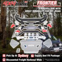 Frontier Bull Bar Front Bumper U Loop Tow Point for Toyota Hilux Rocco 21-On SYD