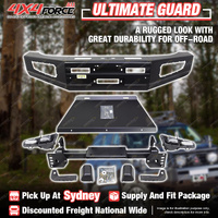 4X4FORCE Ultimate Guard No Loop Bumper Bull Bar for Toyota FJ Cruiser 10-23 SYD