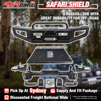 4X4FORCE Safari Shield U Loop Bumper Bullbar for Toyota FJ Cruiser 10-23 SYD