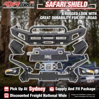 Safari Shield U Loop Bumper Bull Bar for Toyota Landcruiser 200 Series 16-21 SYD