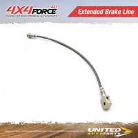 Front 100mm - 125mm Extended Brake Hose for Ford Maverick Cab & LWB Y60 non ABS