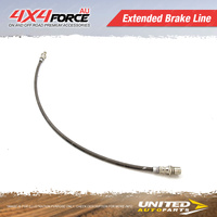 Rear 80mm Extended Brake Hose for Toyota Hilux 4WD Petrol All Leaf Front 79-97