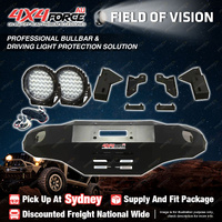 Ultimate Guard Bullbar No Loop Skid Plate Light for Ford Ranger PX T6 T7 SYD