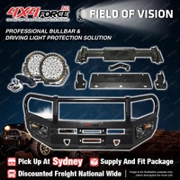 Armor Bumper Bullbar Skid Plate & LOOP light for Isuzu D-MAX 12-16 SYD Stock