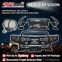 Safari Shield Bullbar U LOOP Guard Plate Light for Toyota Hilux Revo SYD Stock