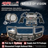 Armor Bullbar Skid Plate LOOP light for Toyota Hilux Revo 2015-18 SYD Stock