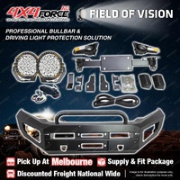 Safari Shield Bullbar U LOOP Guard Plate Light for Isuzu D-Max 12-16 MEL Stock