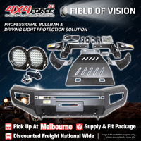 Ultimate Guard Bumper Bullbar Skid Plate light for Nissan Navara NP300 MEL Stock