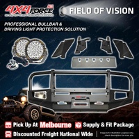 MEL Stock Armor Bullbar Guard Plate 3 LOOP light for Nissan Patrol Y61 05-on