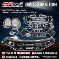 MEL Stock Ultimate Guard Bullbar Skid Plate light for Toyota Hilux Vigo 12-15