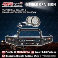 Safari Shield Bullbar U LOOP Light for Toyota Landcruiser 79 Dual 07-16 MEL