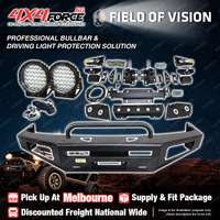 Safari Shield U Loop Bumper Bullbar Lights for Nissan Navara D40 Thai 08-15 MEL