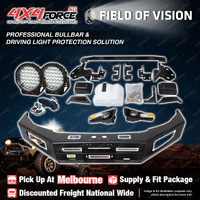 Ultimate Guard No Loop Bumper Bullbar Lights for Mitsubishi Pajero V97 06-16 MEL
