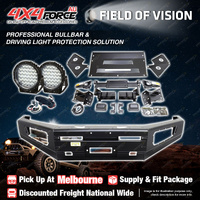 Ultimate Guard No Loop Bullbar Drive Light for Nissan Navara D40 Spain 11-On MEL