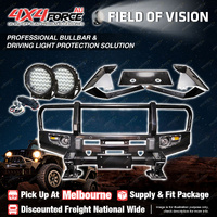 Premium Armor 3 Loop Bullbar Drive Lights for Toyota Landcruiser 200 07-15 MEL