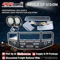 Premium Armor 3 Loop Bullbar Drive Lights for Toyota Landcruiser LC200 17-On MEL