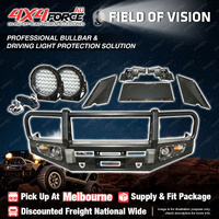Premium Armor 3 Loop Bullbar Drive Lights for Toyota Landcruiser 100 Series MEL
