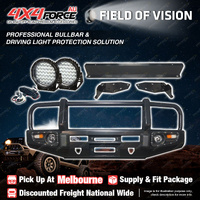 Premium Armor 3 Loop Bumper Bullbar Drive Lights for Toyota Prado 90 MEL Stock