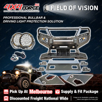 Premium Armor 3 Loop Bullbar Drive Lights for Mitsubishi Triton MR 19-20 MEL