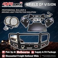 Premium Armor 3 Loop Bumper Bullbar Drive Lights for GWM Great Wall Cannon Alpha MEL
