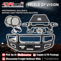 Premium Armor 3 Loop Bumper Bullbar & Drive Lights for Toyota FJ Cruiser MEL