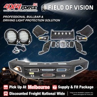 Ultimate Guard No Loop Bullbar Lights for Nissan Patrol Y61 GU 05-On MEL