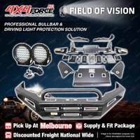 4X4FORCE Safari Shield U Loop Bullbar Lights for Toyota Hilux Rocoo 19-20 MEL