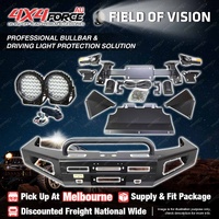 Safari Shield U Loop Bumper Bullbar Lights for Toyota Landcruiser Prado 150 MEL