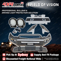 Safari Shield U Loop Bumper Bullbar Lights for Mitsubishi Triton MQ 15-18 SYD