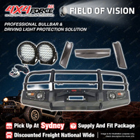Premium Armor 3 Loop Bullbar Lights Guard Plate for Toyota Landcruiser 80 SYD