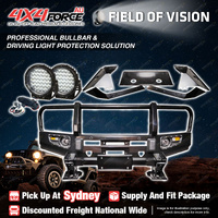 Premium Armor 3 Loop Bullbar Drive Lights for Toyota Landcruiser 200 07-15 SYD