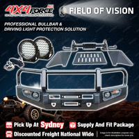 Premium Armor 3 Loop Bullbar Drive Lights for Toyota Prado 150 10-17 SYD Stock