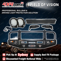 Premium Armor 3 Loop Bumper Bullbar Drive Lights for Toyota Prado 90 SYD Stock