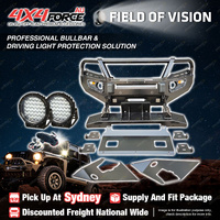 Premium Armor 3 Loop Bullbar Drive Lights for Mitsubishi Triton MR 19-20 SYD