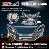 Premium Armor 3 Loop Bullbar Drive Lights for Mitsubishi Pajero Sport 15-19 SYD