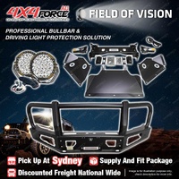 Premium Armor 3 Loop Bumper Bullbar Drive Lights for GWM Great Wall Cannon Alpha SYD