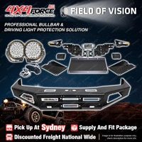 4X4FORCE Ultimate Guard No Loop Bullbar Lights for Toyota Landcruiser 100 SYD