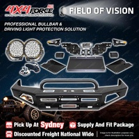 4X4FORCE Safari Shield U Loop Bullbar Lights for Toyota Landcruiser 100 SYD