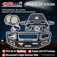 Premium Armor 3 Loop Bumper Bullbar & Drive Lights for Toyota FJ Cruiser SYD
