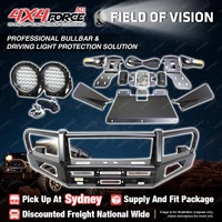 Premium Armor 3 Loop Bumper Bullbar Drive Lights for Nissan Patrol Y62 SYD