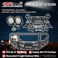 Premium Armor 3 Loop Bullbar Lights for Nissan Navara D40 Spain 11-On SYD