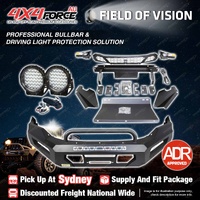 4X4FORCE Safari Shield U Loop Bullbar Lights for Isuzu D-max 21-23 SYD