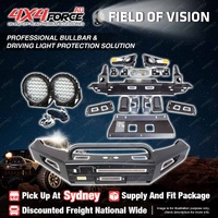 4X4FORCE Safari Shield U Loop Bullbar Lights for Mazda BT-50 11-20 SYD