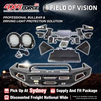 Safari Shield U Loop Bumper Bullbar Lights for Toyota Landcruiser Prado 150 SYD